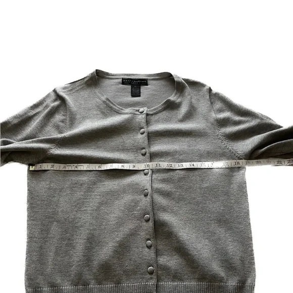 Grace Elements petite. Gray 3/4 length sleeve sweater. - Picture 9 of 9